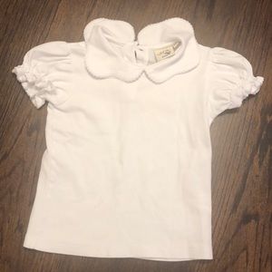 Luigi kids white collared shirt